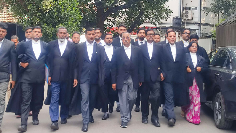 আইনজীবীর বহর নিয়ে ট্রাইব্যুনালে বিএনপি নেতা ফজলুর